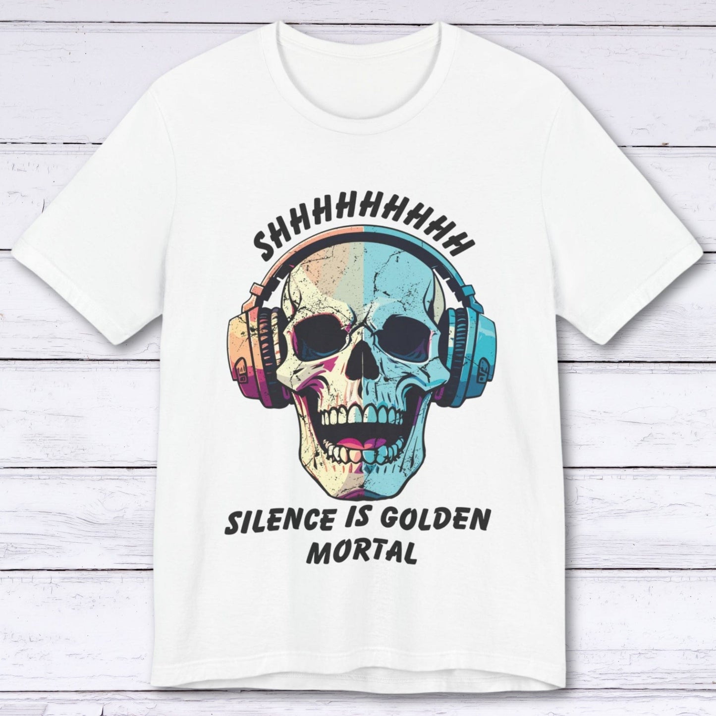 T-Shirt White / S Silence is Golden T-shirt