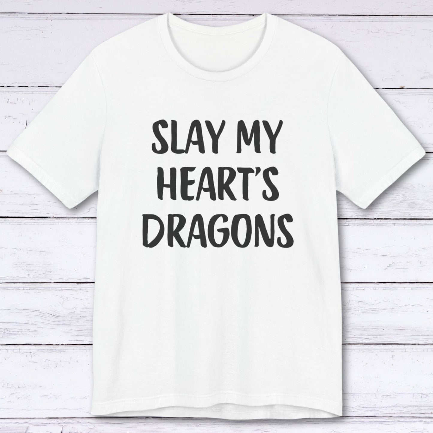 T-Shirt White / S Slay My Heart's Dragons T-shirt