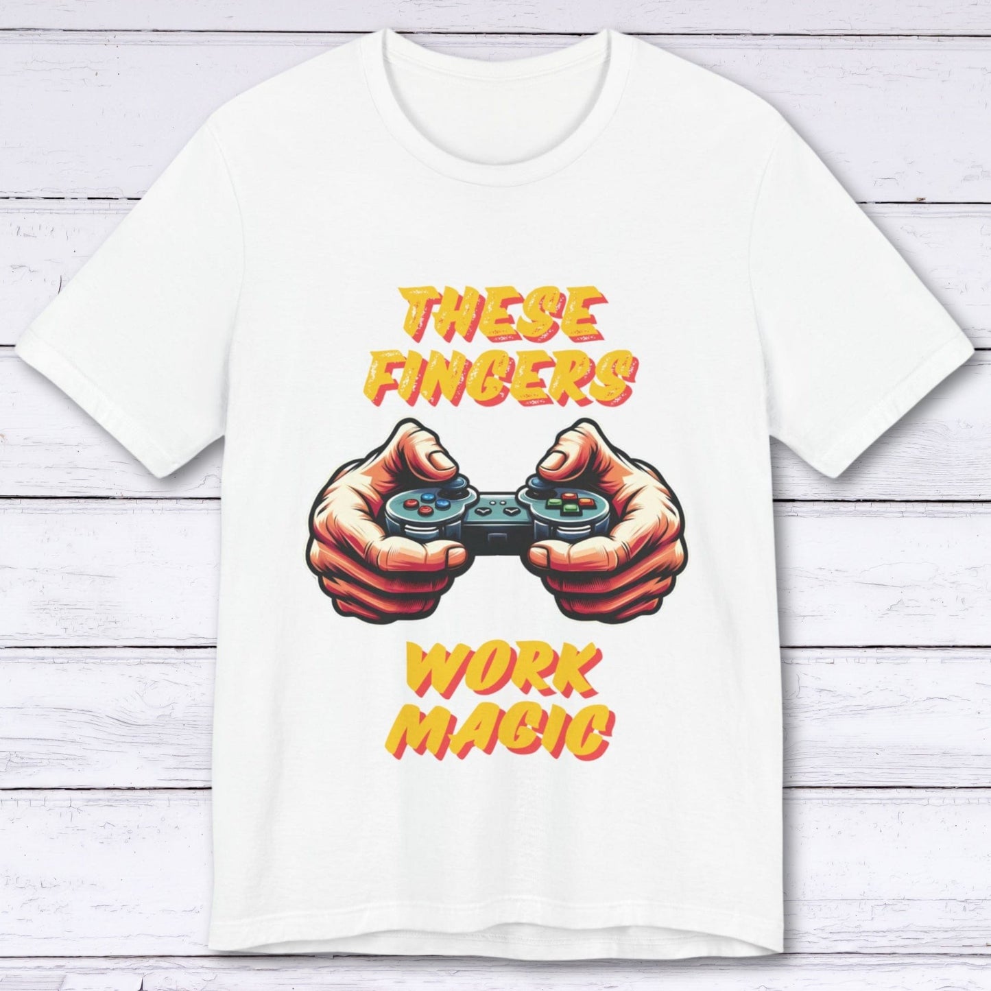 T-Shirt White / S These Fingers Work Magic T-shirt