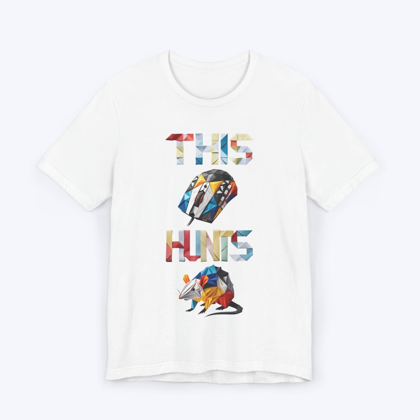 T-Shirt White / S This Mouse Hunts Rats Gamer T-shirt