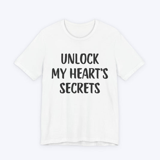 T-Shirt White / S Unlock My Hearts Secrets T-shirt