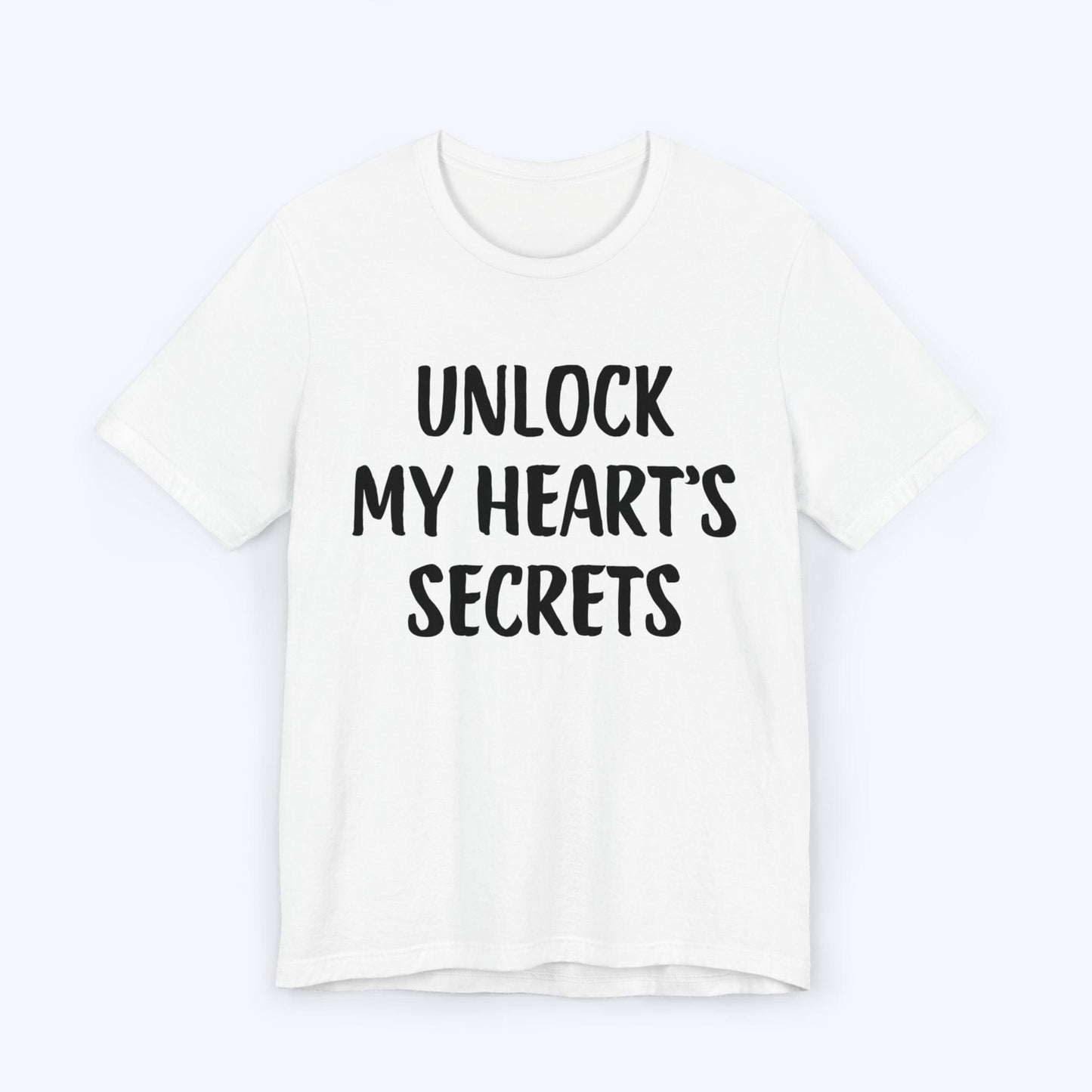 T-Shirt White / S Unlock My Hearts Secrets T-shirt