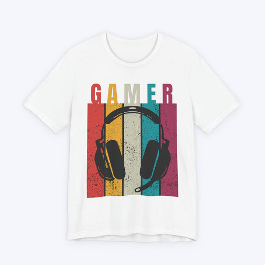 T-Shirt White / S Vintage Gamer (Headset Edition) T-shirt