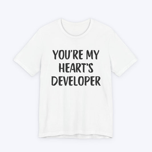 T-Shirt White / S You're My Heart's Developer T-shirt